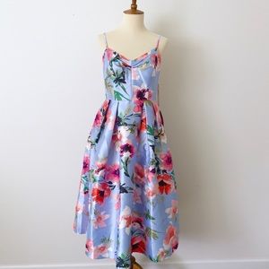 Eliza J Elegant Floral Dress